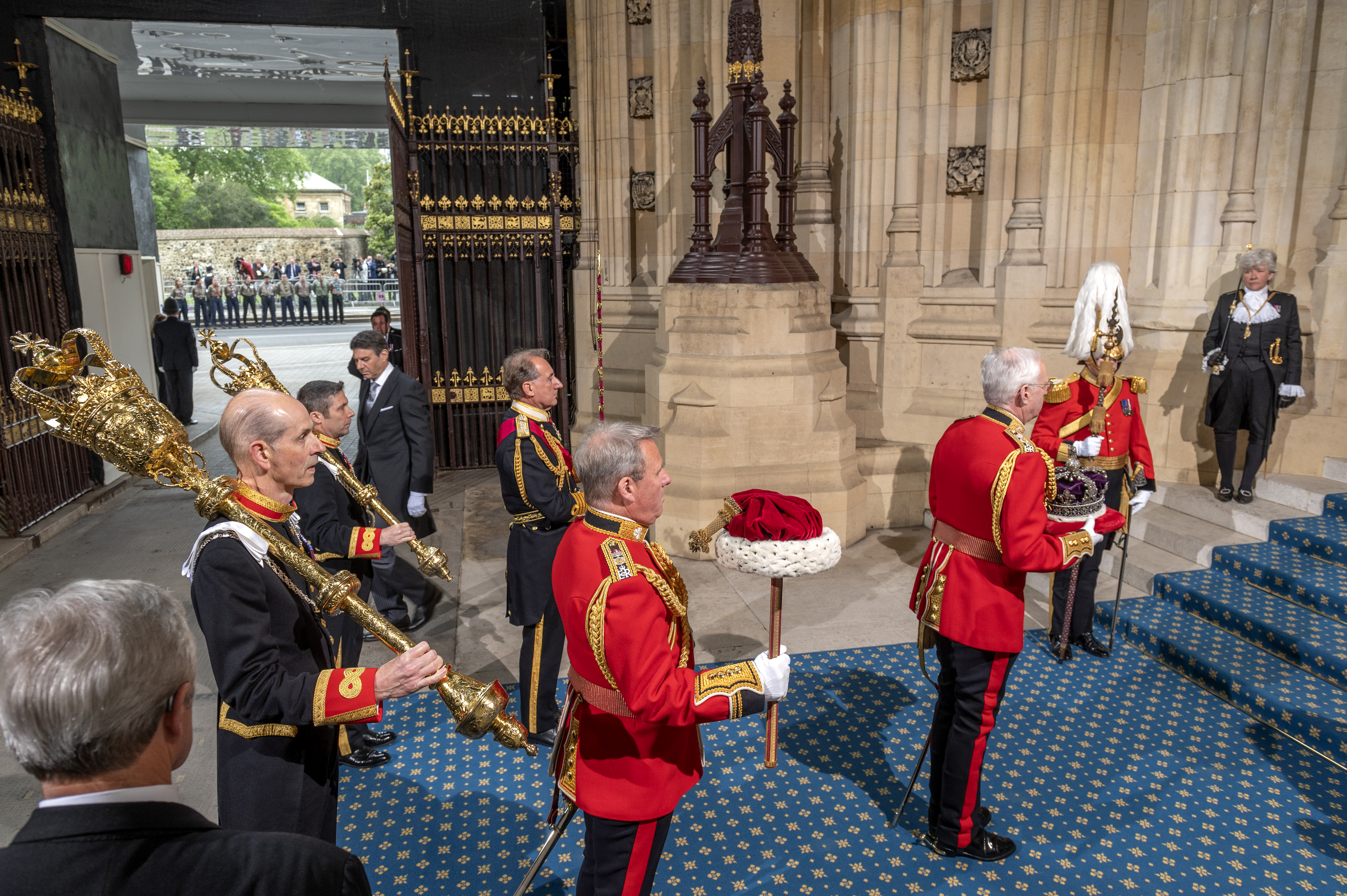 Arrival of the Regalia