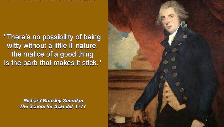 Richard Brinsley Sheridan - po